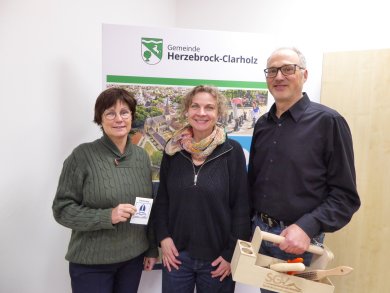 Angelika Kewitsch, Anja Valentien und Klaus Rummel