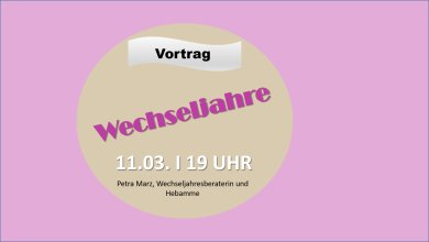Zeichnung in Rosa zum Vortrag