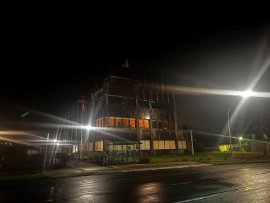 beleuchtetes Rathaus Herzebrock-Clarholz