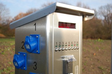 Stromsäule für Wohnmobile