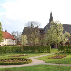 Rosengarten im Klostergarten Herzebrock