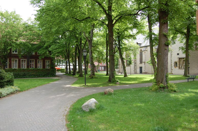 Der Kirchplatz in Clarholz