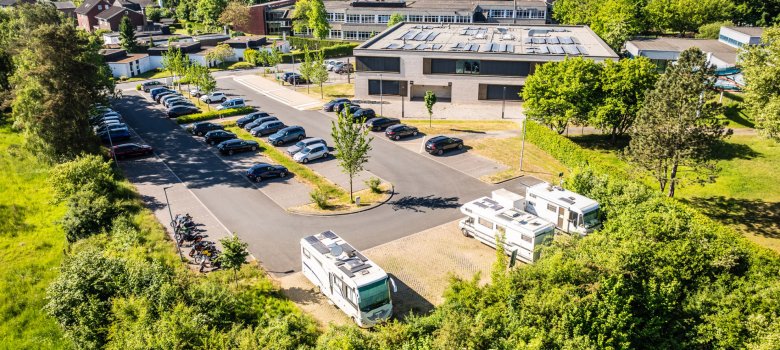 Wohnmobilstellplätze von oben
