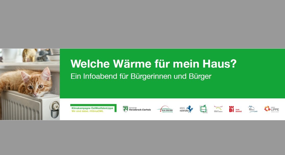 Banner für die Veransatltung zur Wärmepalnung
