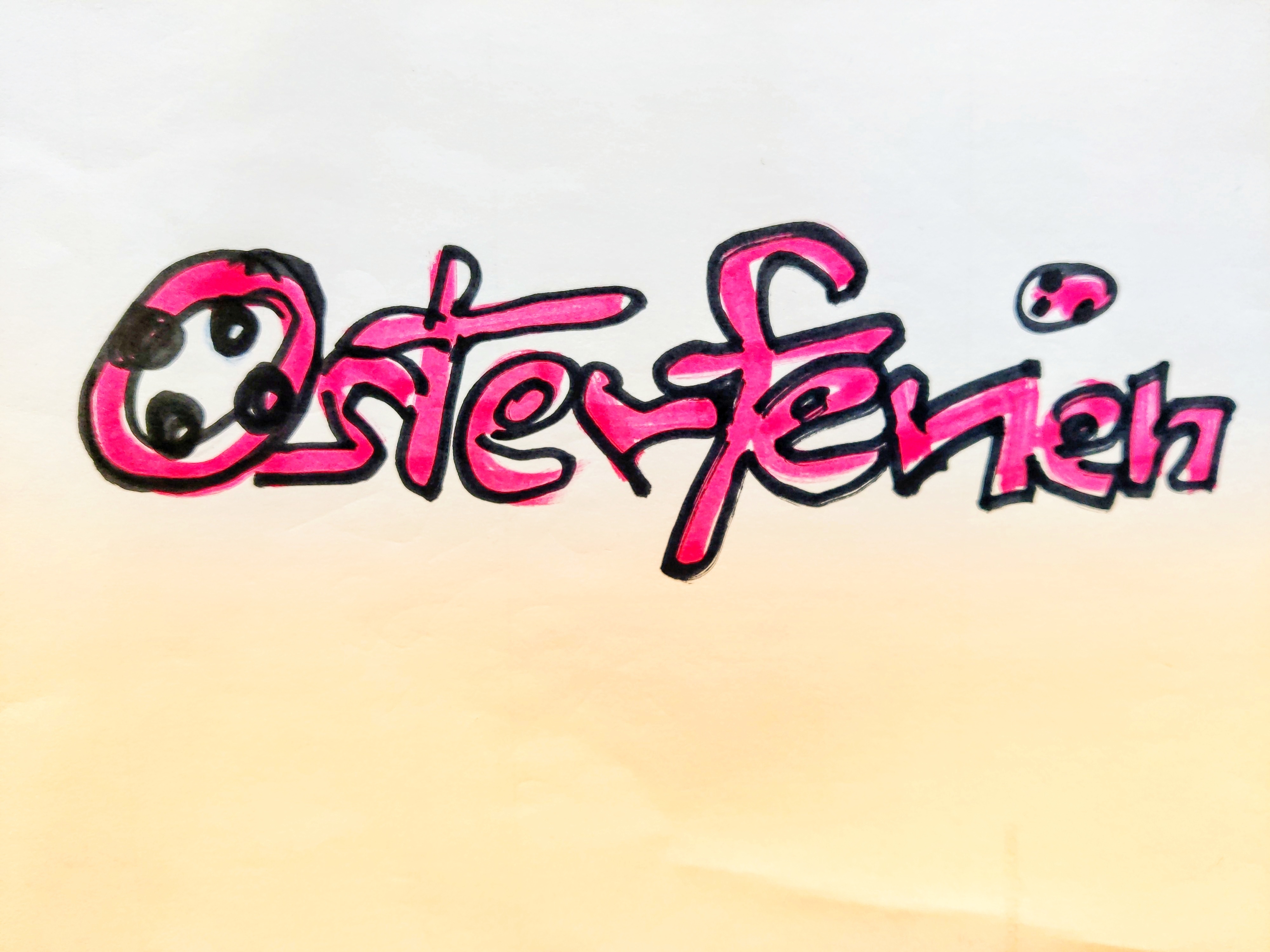 Schriftzug Osterferien